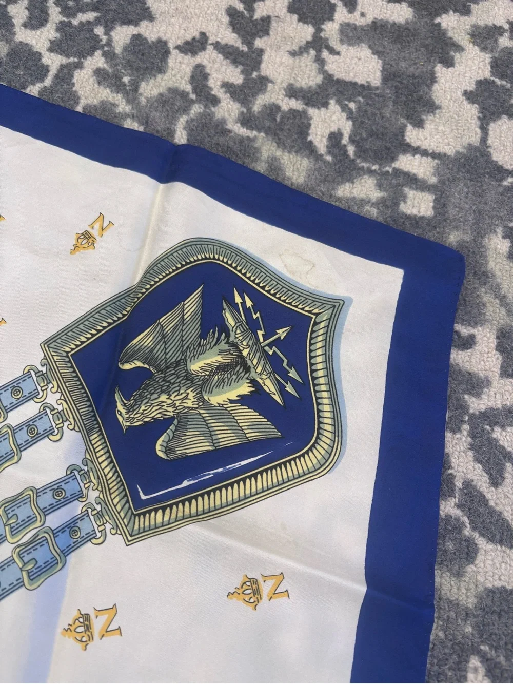 Vintage Guy Laroche silk scarf